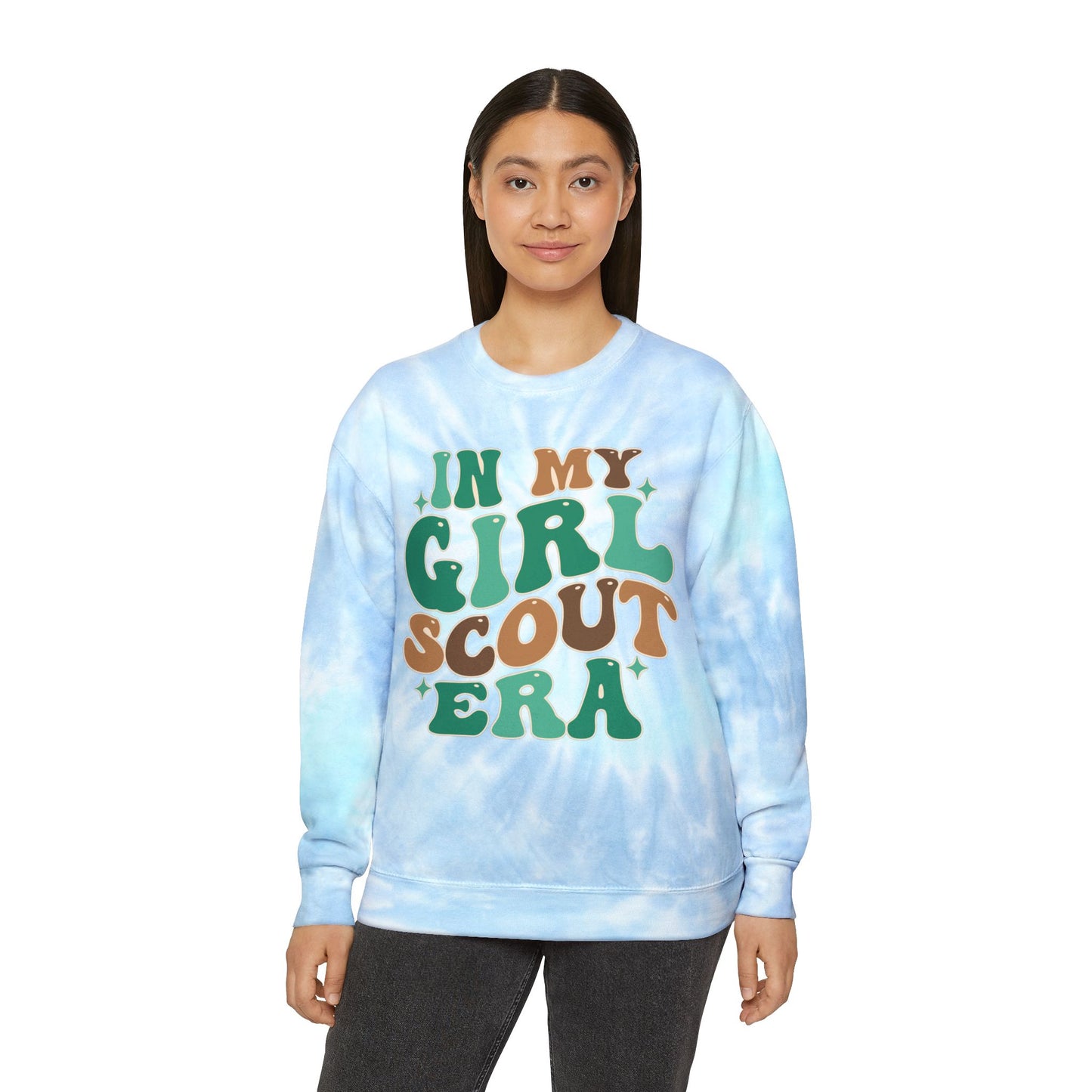 Girl Scout Era - Adult Unisex Tie-Dye Sweatshirt