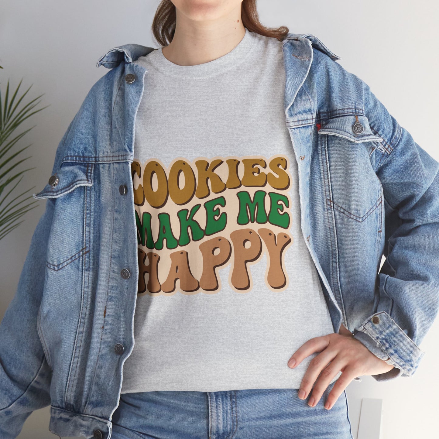 Cookies Make Me Happy #2- Adult T-Shirt