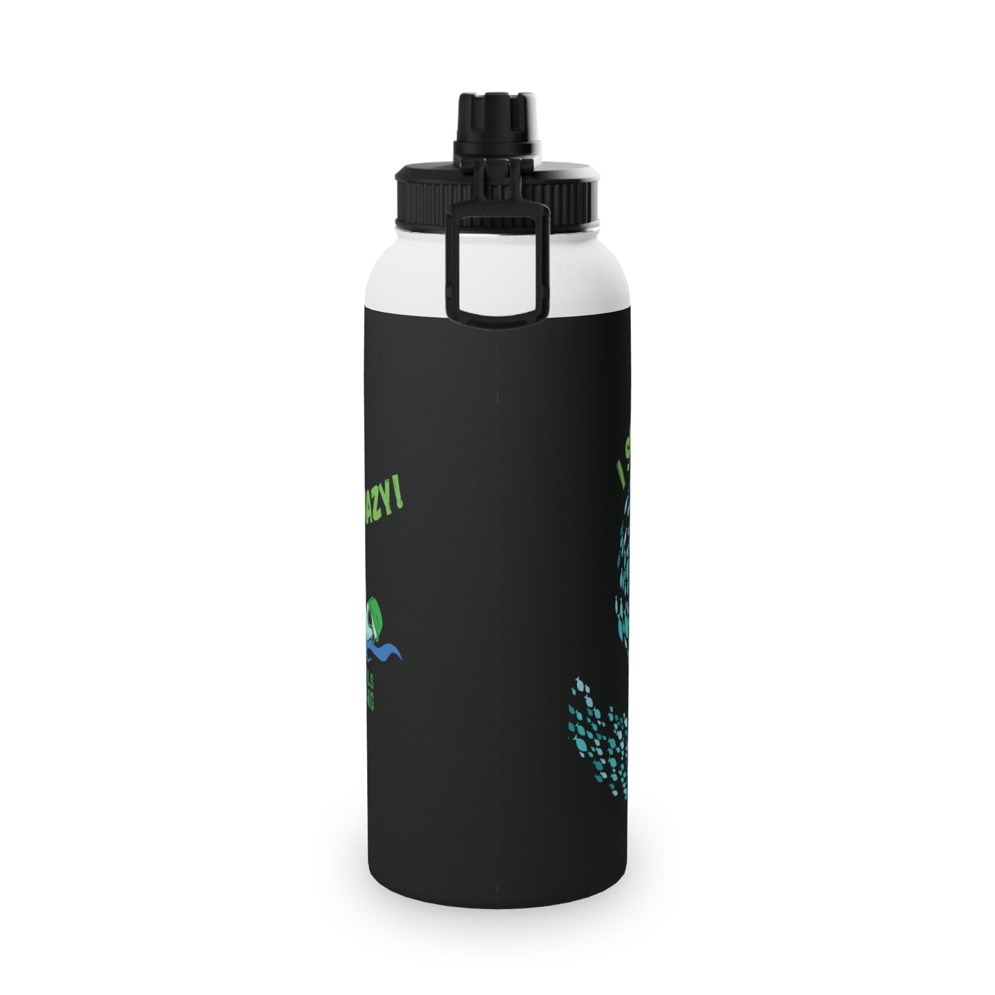 Benton Eels Stainless Steel Water Bottle, Sports Lid - CRAZY