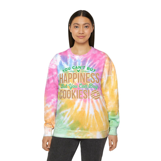 Happiness Cookies - Adult Unisex Tie-Dye Sweatshirt