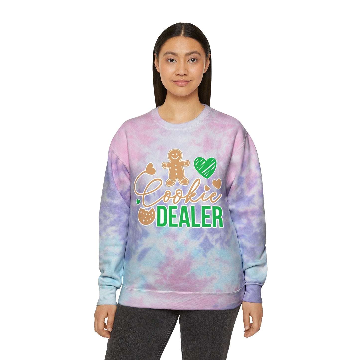 Cookie Dealer - Adult Unisex Tie-Dye Sweatshirt