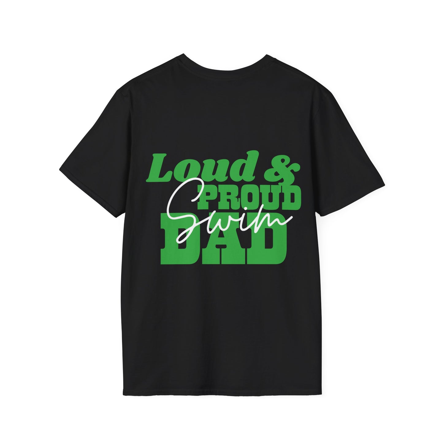 BENTON EELS ADULT T-SHIRT - LOUD AND PROUD SWIM DAD