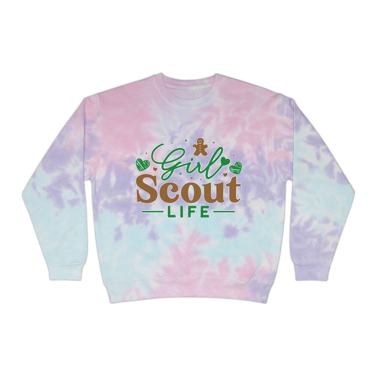 Girl Scout Life - Adult Unisex Tie-Dye Sweatshirt