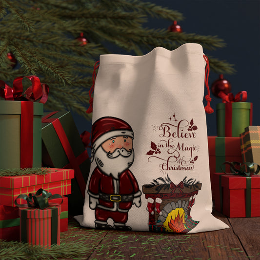 Believe in the magic of Christmas - Santa Sack