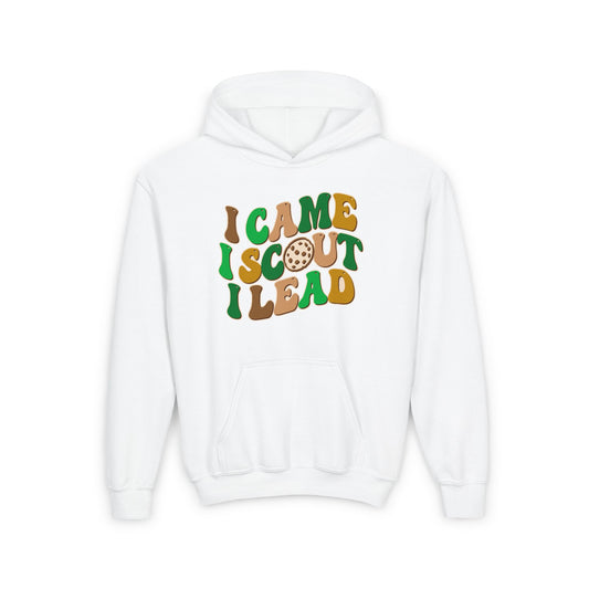 I Came, I Scout, I Lead - Youth Hooded Sweatshirt