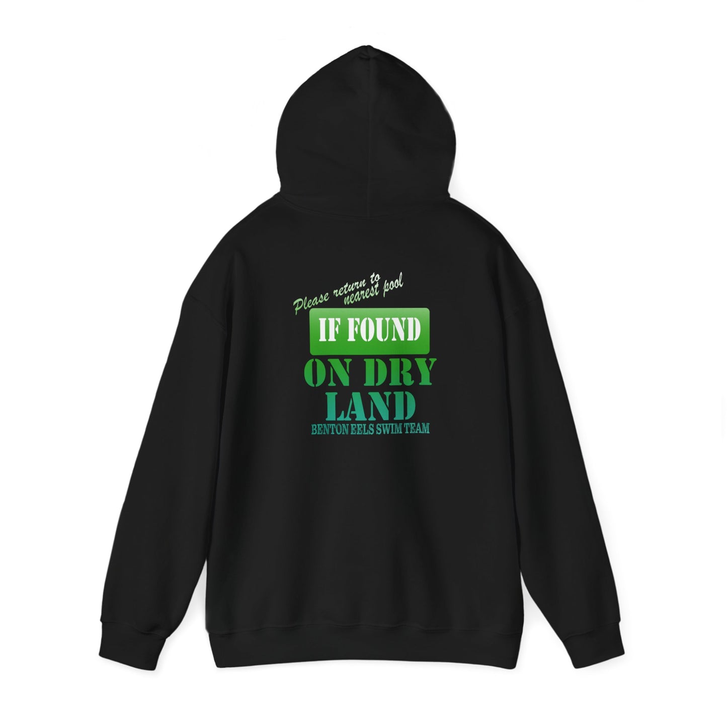 BENTON EELS - IF FOUND ON DRY LAND - ADULT  HOODIE