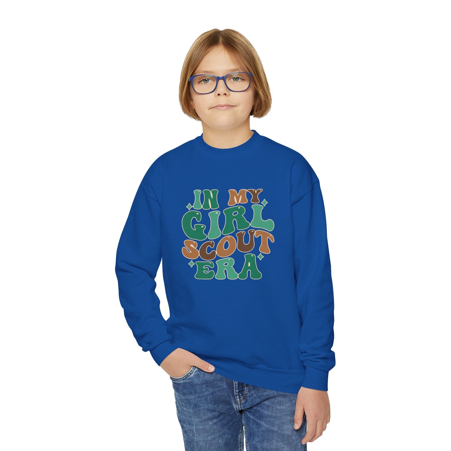 Girl Scout Era  - Youth Crewneck Sweatshirt