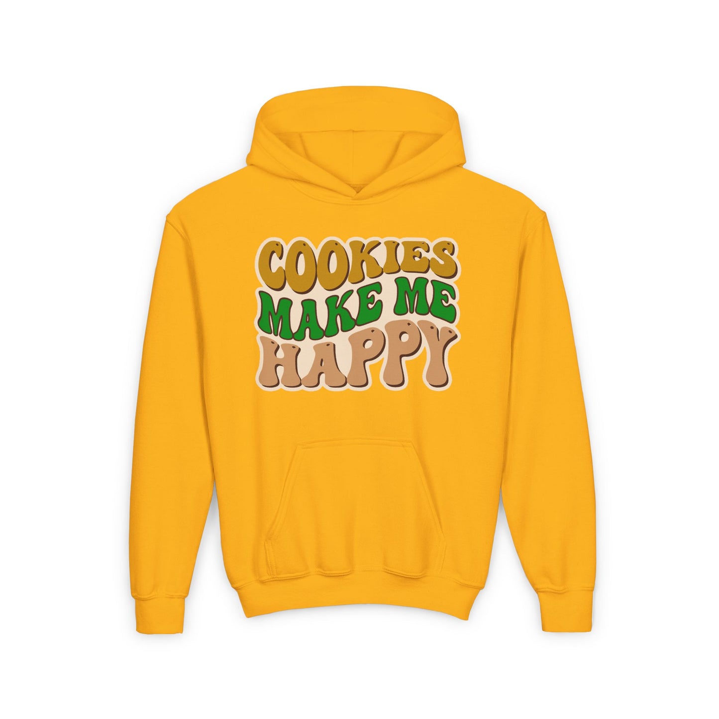 Cookies Make Me Happy #2- Youth Hooded Sweatshirt