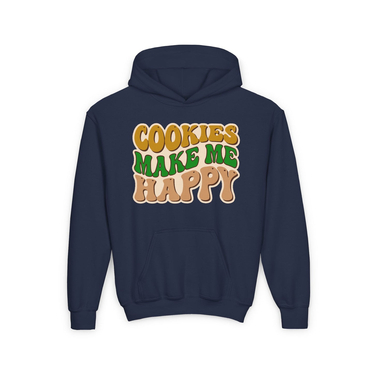 Cookies Make Me Happy #2- Youth Hooded Sweatshirt