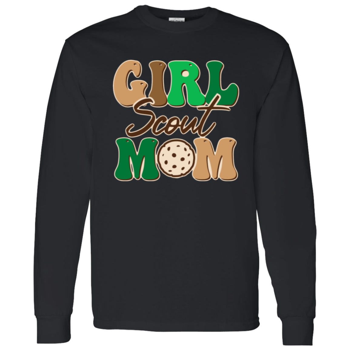 Girl Scout Mom Adult  Long Sleeve T-Shirt 5.3 oz.