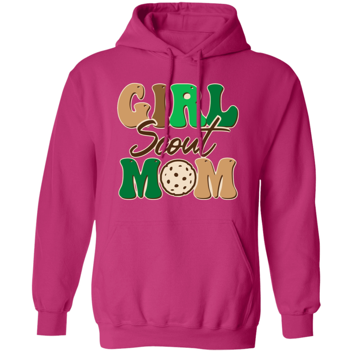 Girl Scout Mom Adult  Pullover Hoodie