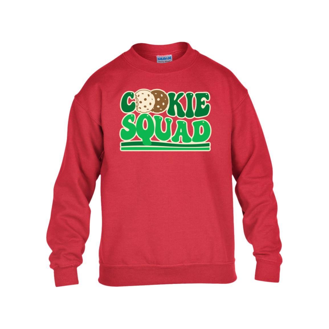 Cookie Squad Youth Heavy Blend Fleece Crew