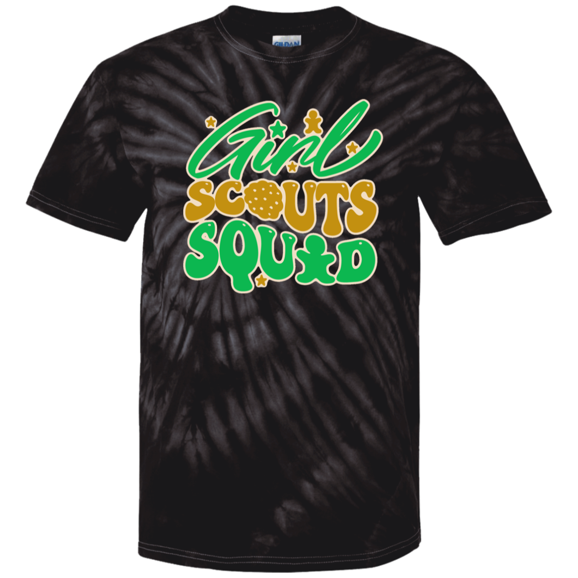 Girl Scout Squad #2 Adult Tie Dye T-Shirt