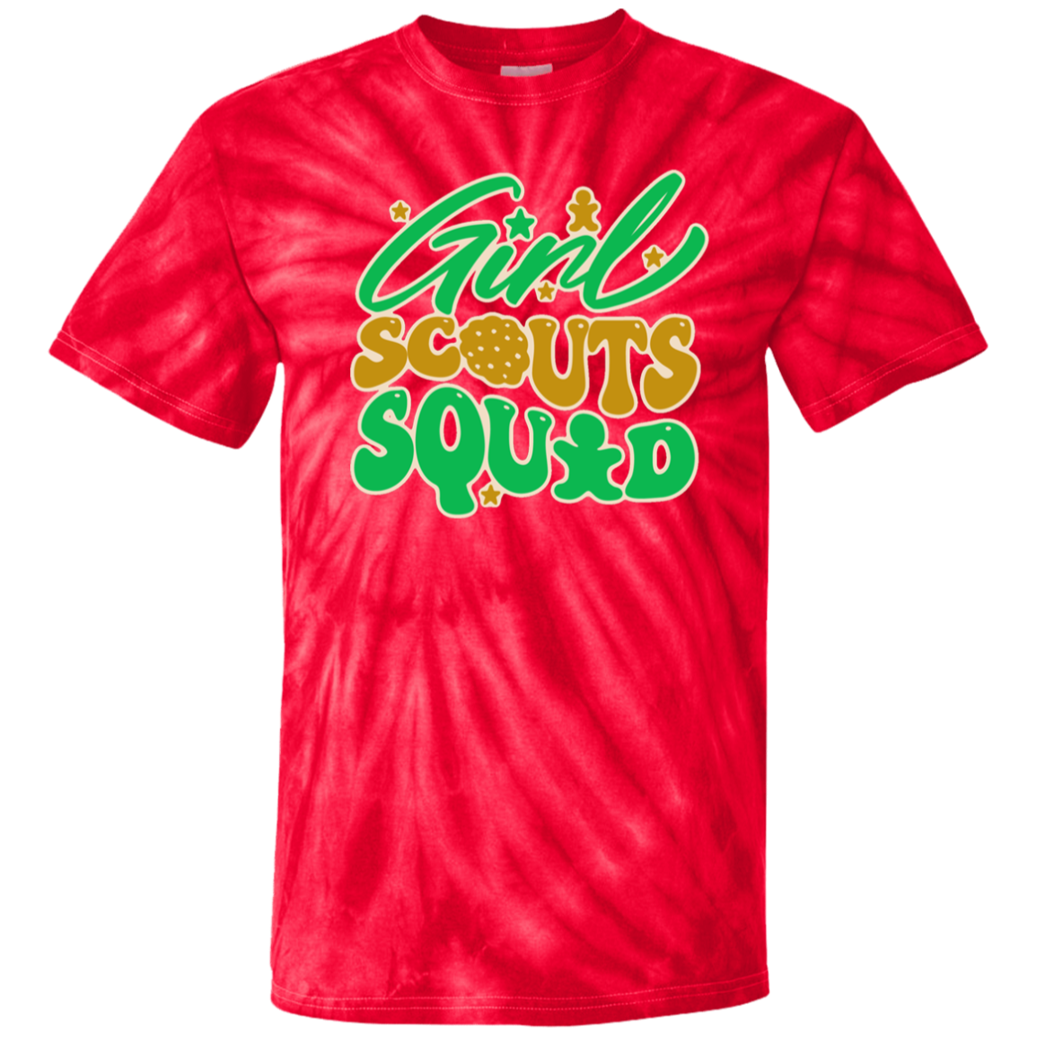 Girl Scout Squad #2 Adult Tie Dye T-Shirt