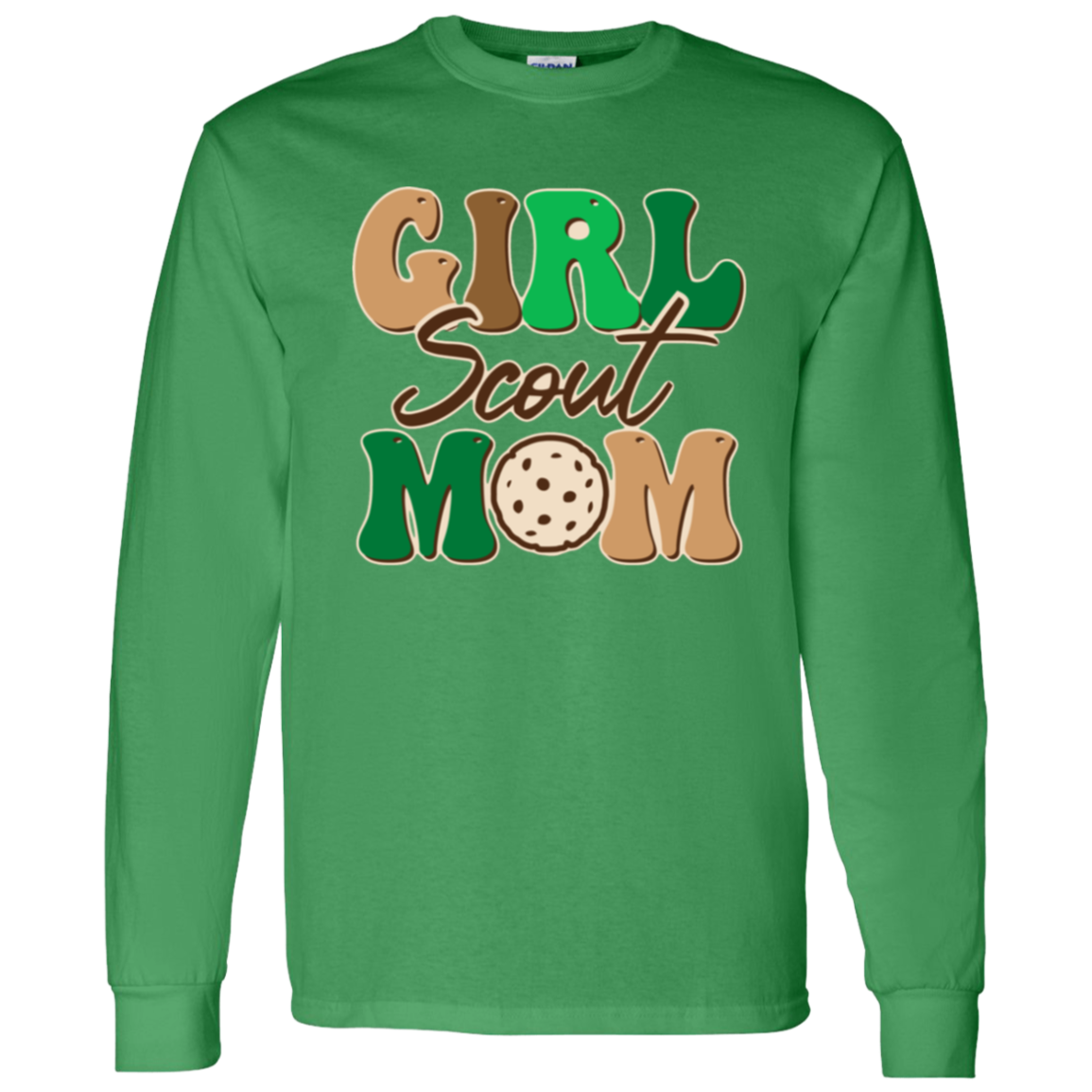 Girl Scout Mom Adult  Long Sleeve T-Shirt 5.3 oz.