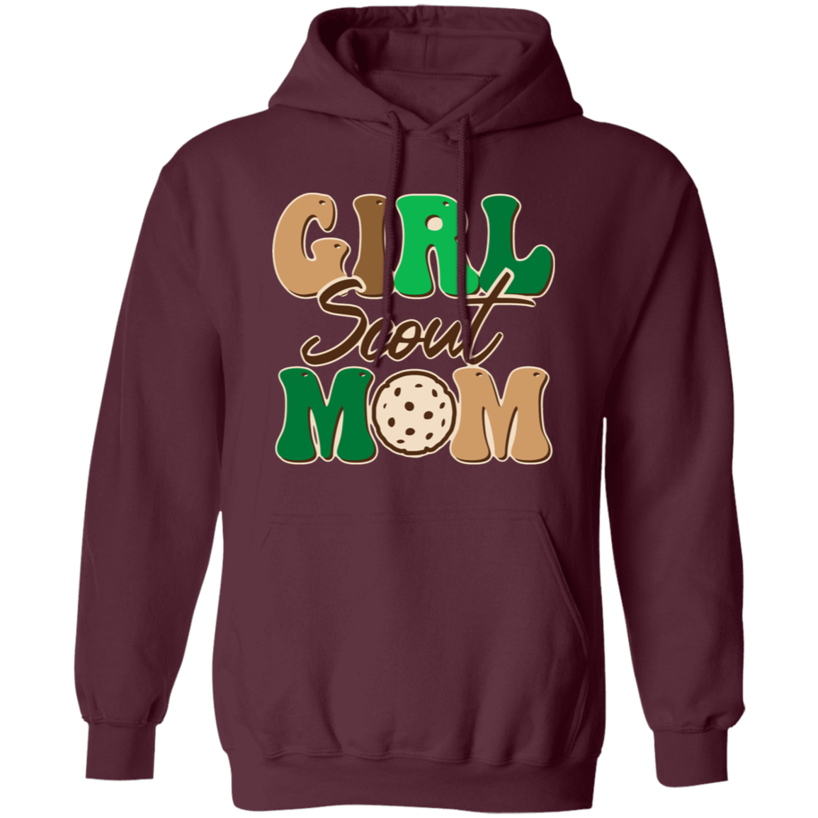 Girl Scout Mom Adult  Pullover Hoodie