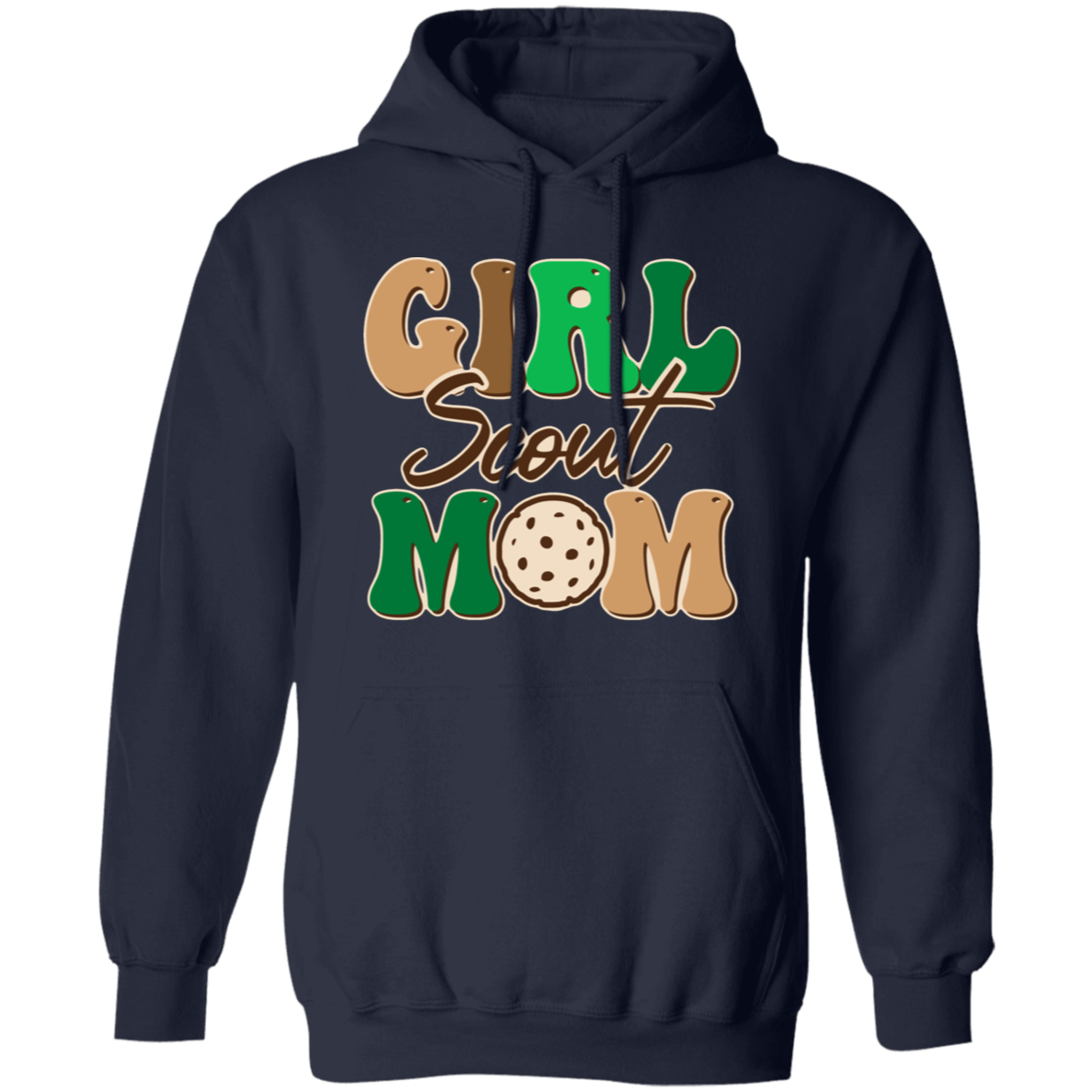 Girl Scout Mom Adult  Pullover Hoodie