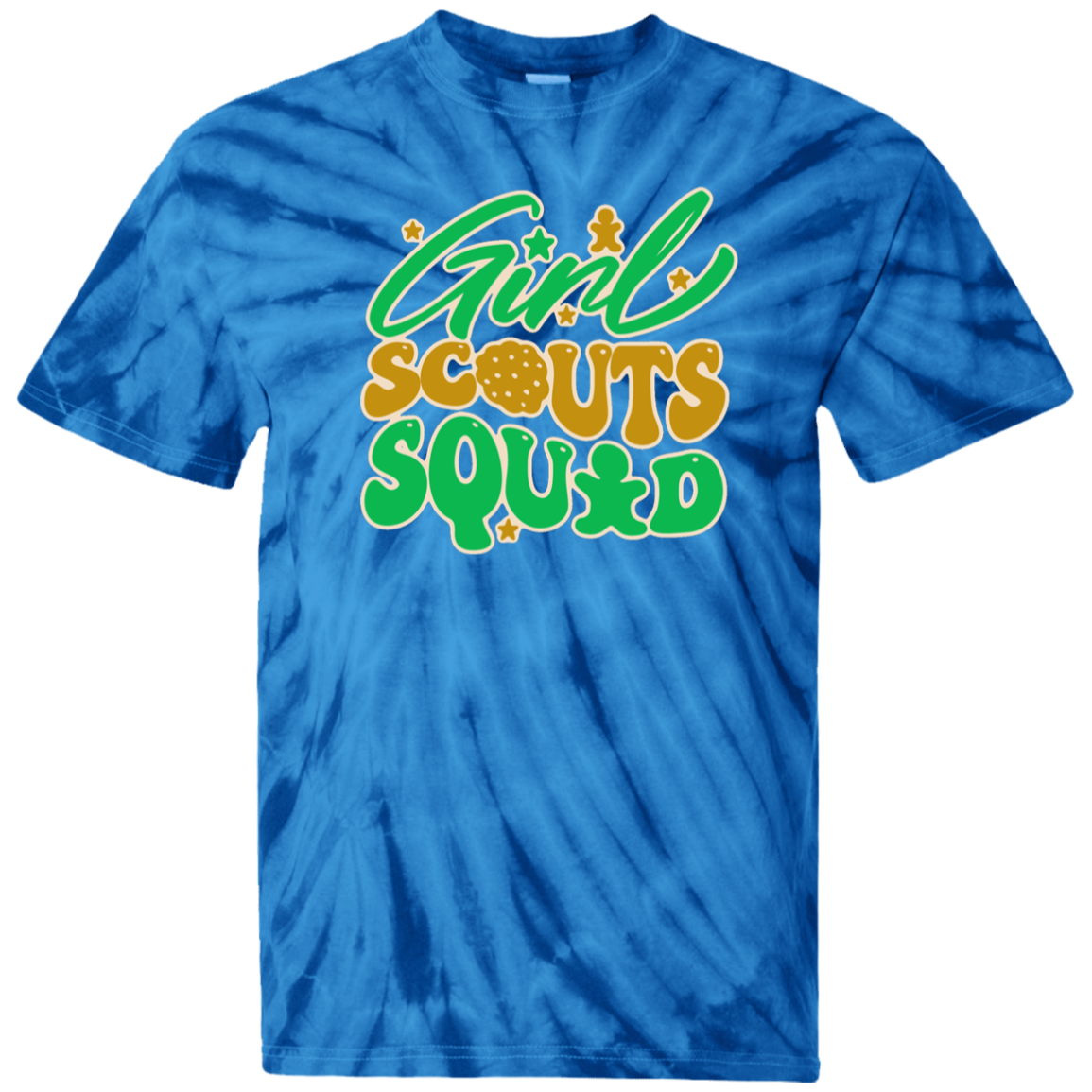 Girl Scout Squad #2 Adult Tie Dye T-Shirt