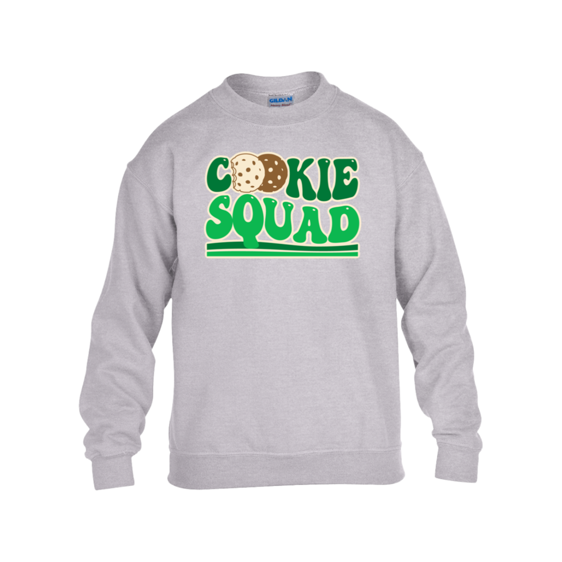 Cookie Squad Youth Heavy Blend Fleece Crew