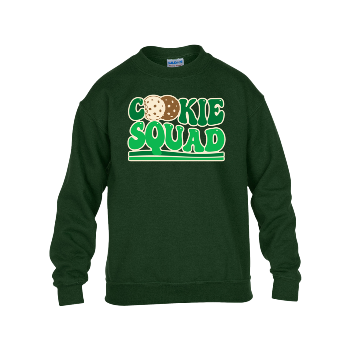 Cookie Squad Youth Heavy Blend Fleece Crew