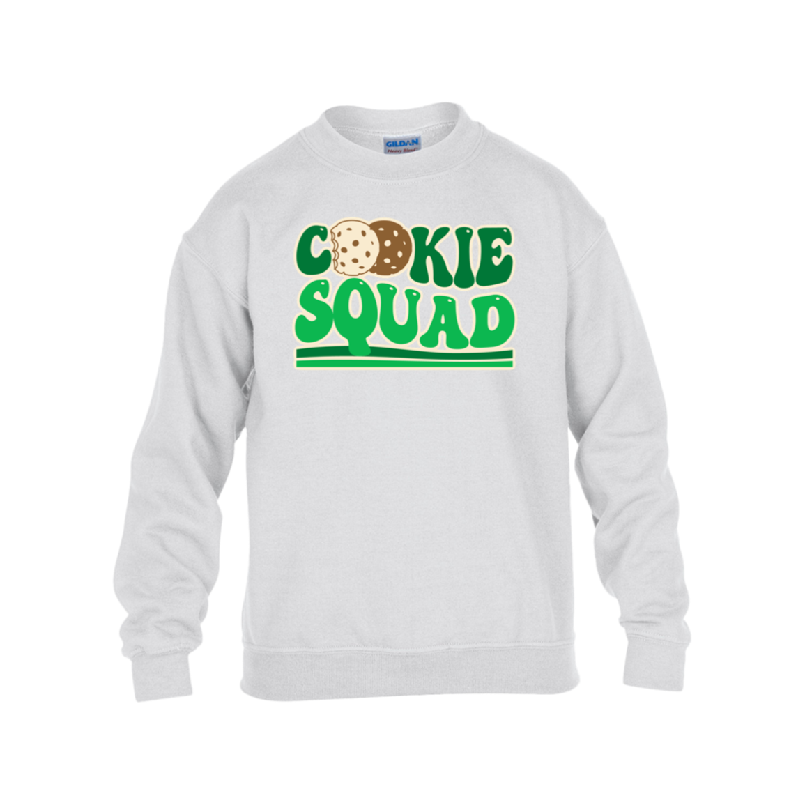 Cookie Squad Youth Heavy Blend Fleece Crew