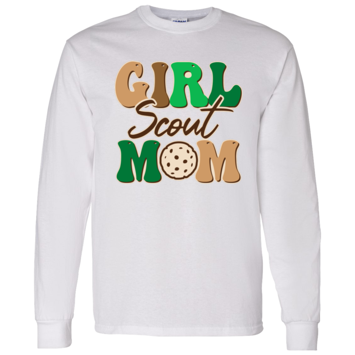 Girl Scout Mom Adult  Long Sleeve T-Shirt 5.3 oz.