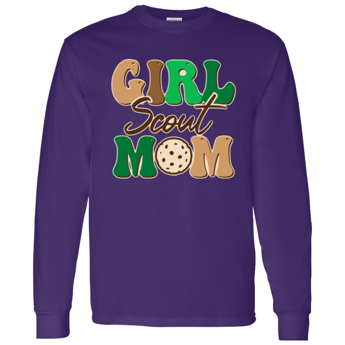 Girl Scout Mom Adult  Long Sleeve T-Shirt 5.3 oz.