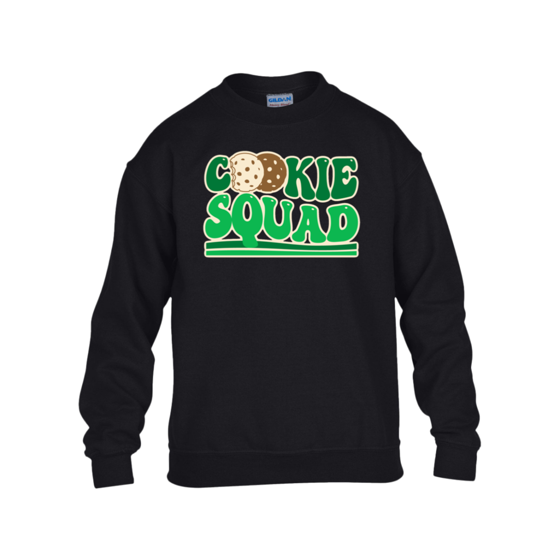 Cookie Squad Youth Heavy Blend Fleece Crew