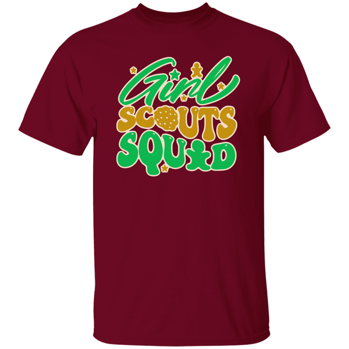 Girl Scout Squad #2 Adult T-Shirt