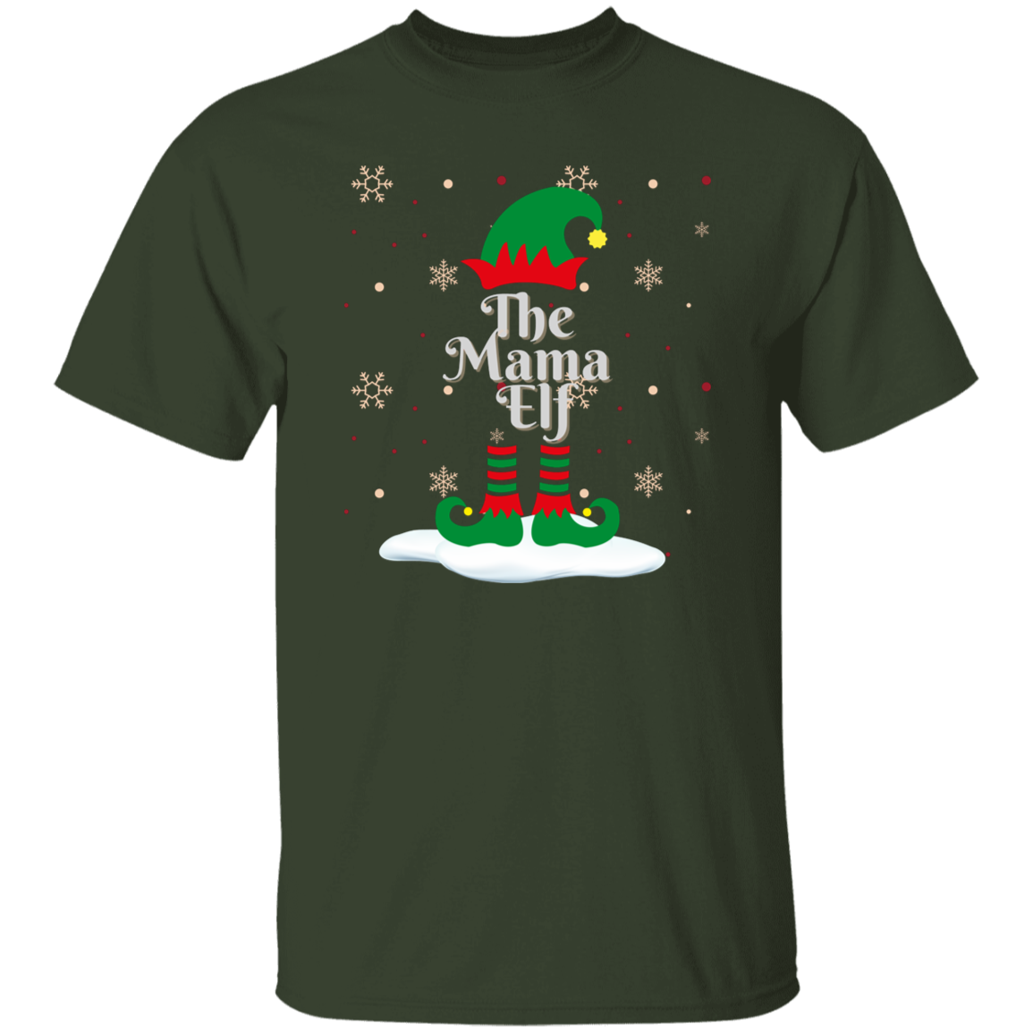 Mama Elf - Adult T-Shirt