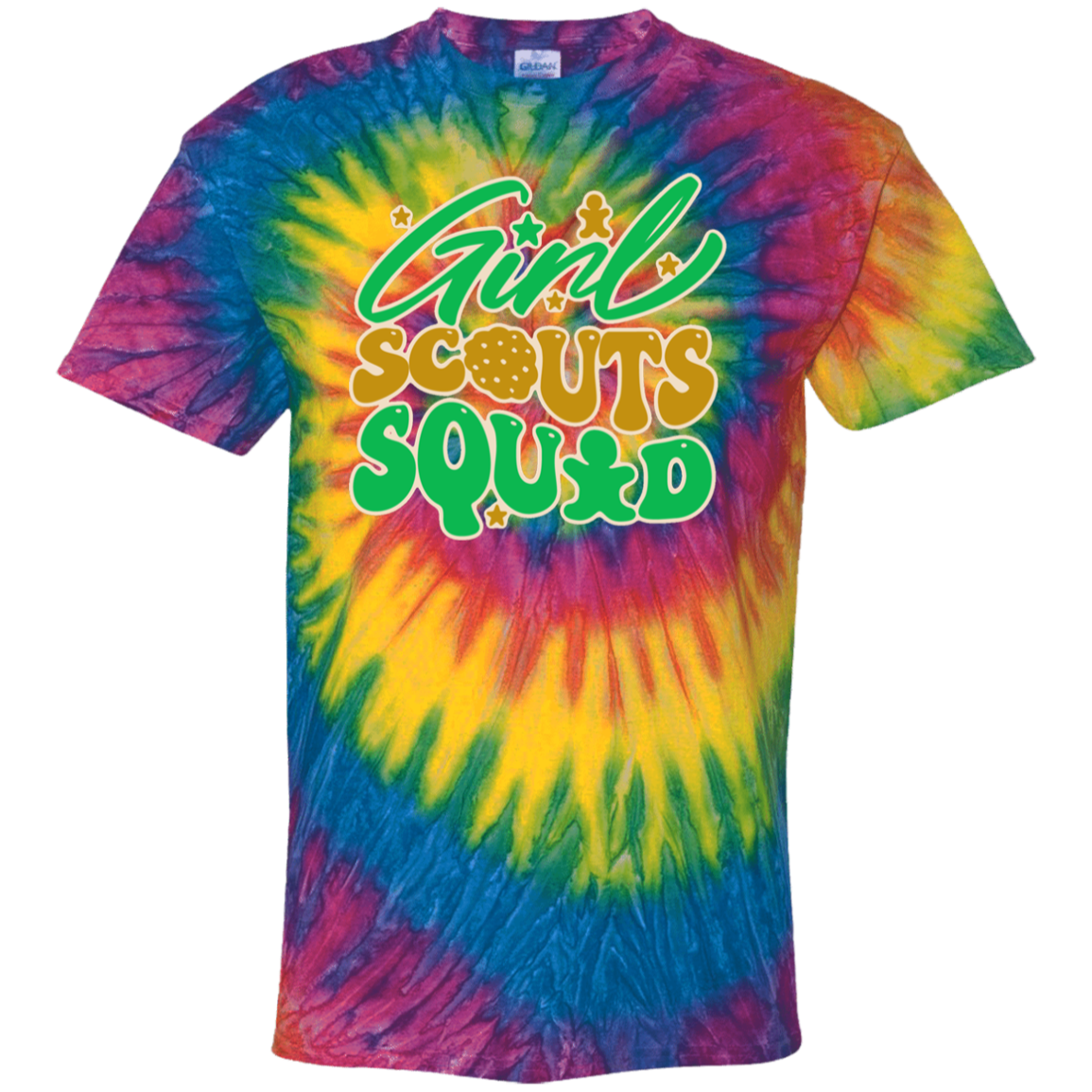 Girl Scout Squad #2 Adult Tie Dye T-Shirt