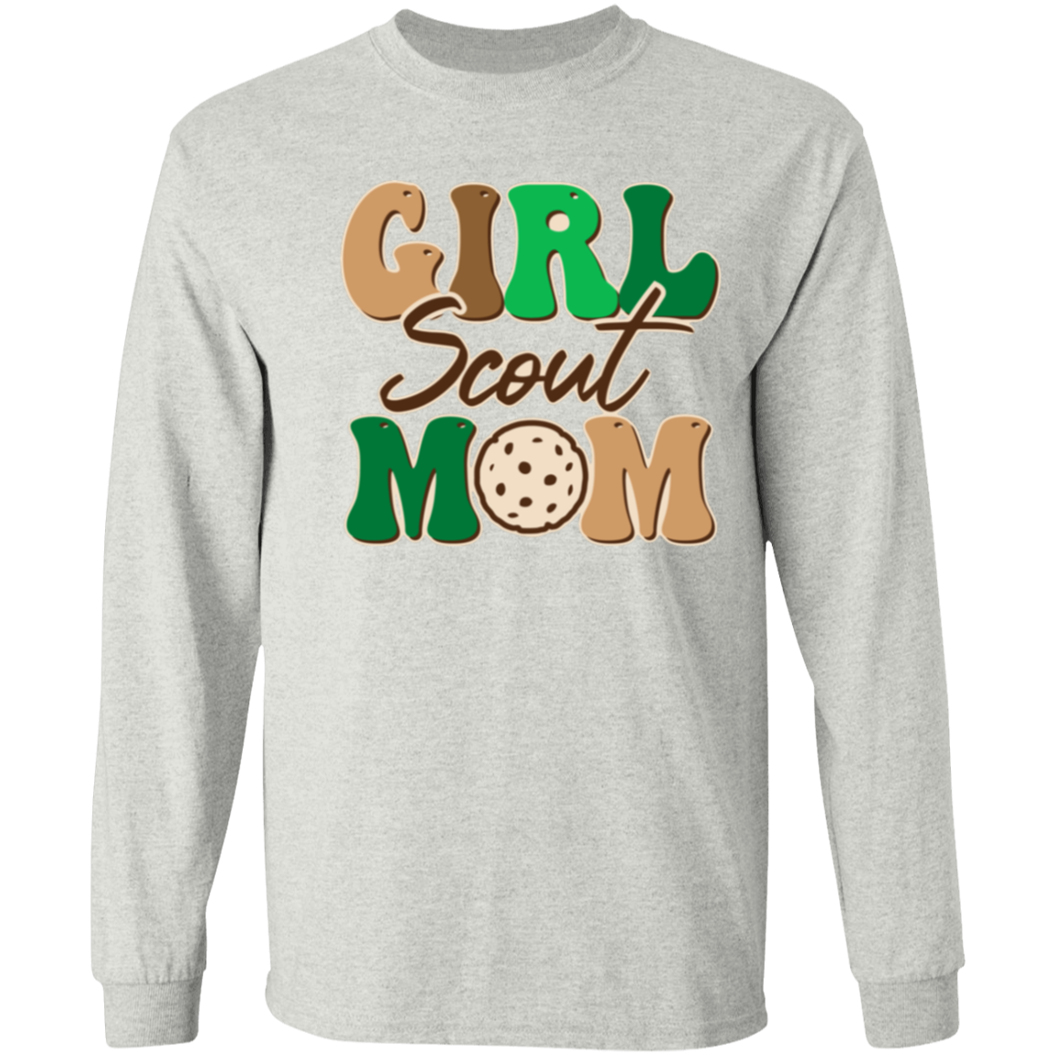 Girl Scout Mom Adult  Long Sleeve T-Shirt 5.3 oz.