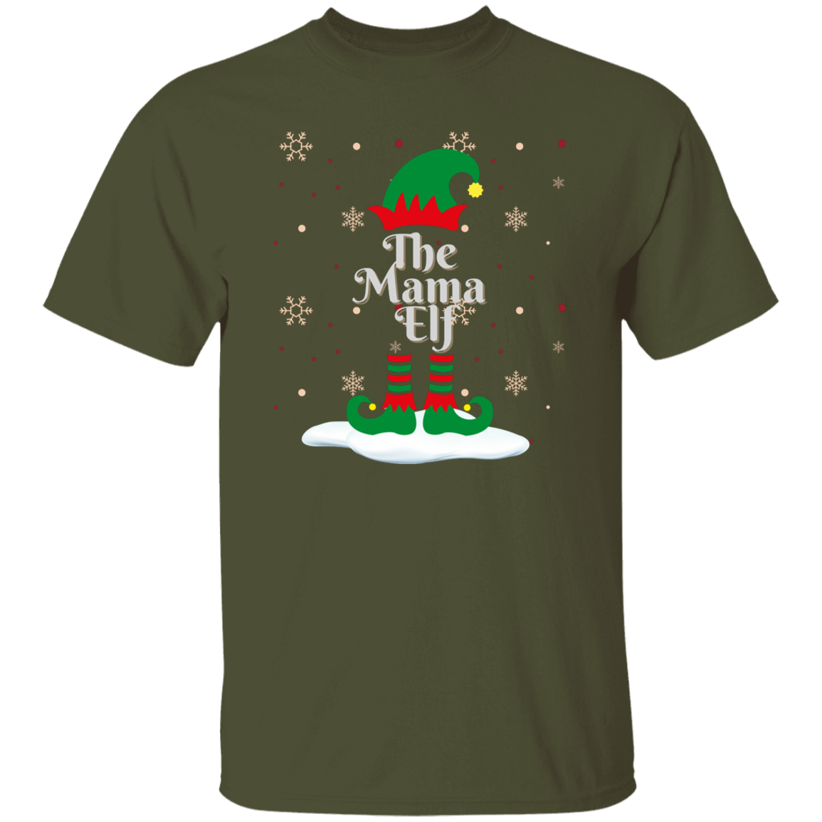 Mama Elf - Adult T-Shirt