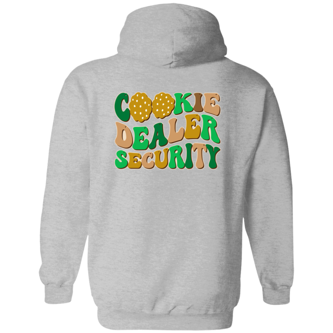 Girl Scout Mom - Cookie Dealer Security - Adult  Zip Up Hooded Sweatshirt