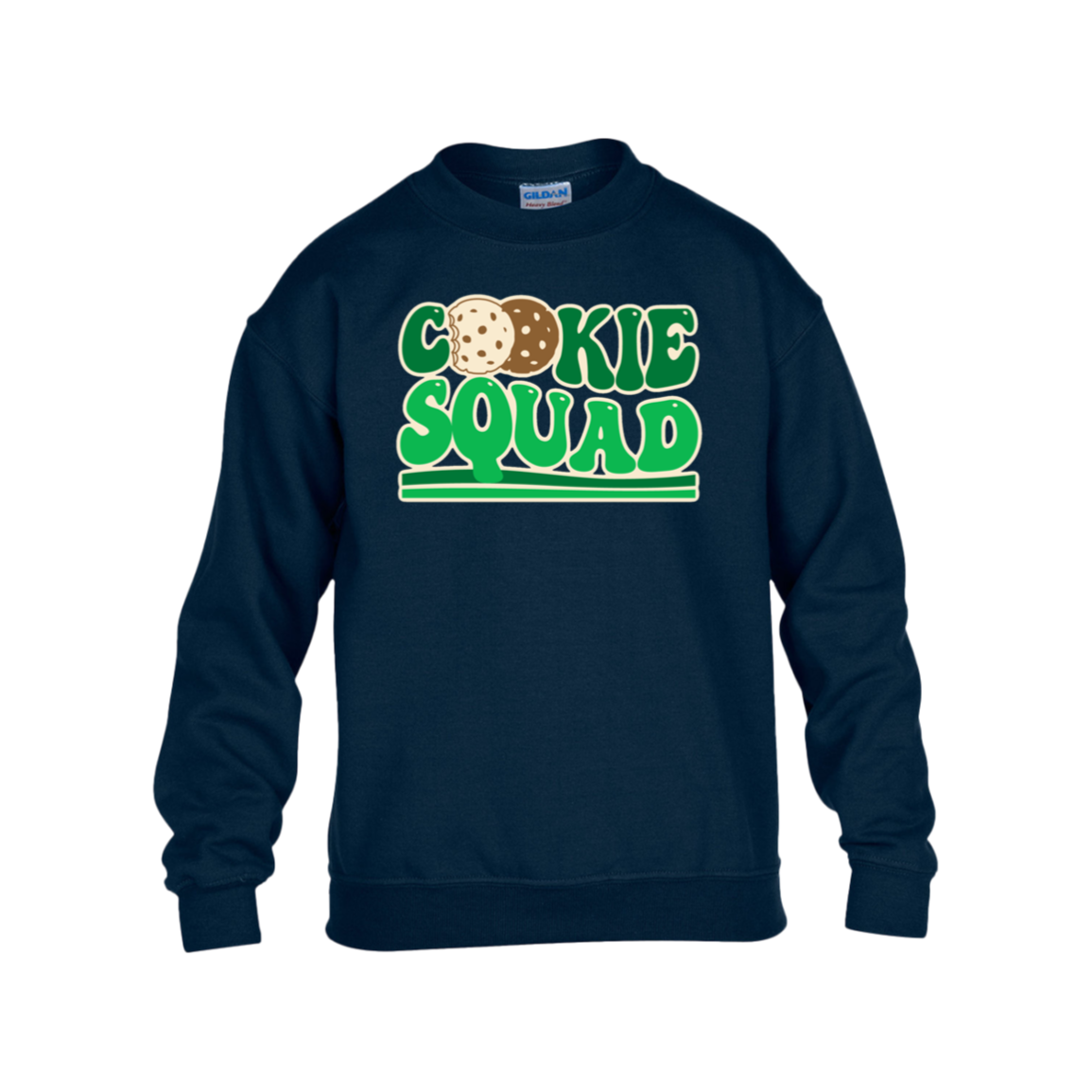 Cookie Squad Youth Heavy Blend Fleece Crew