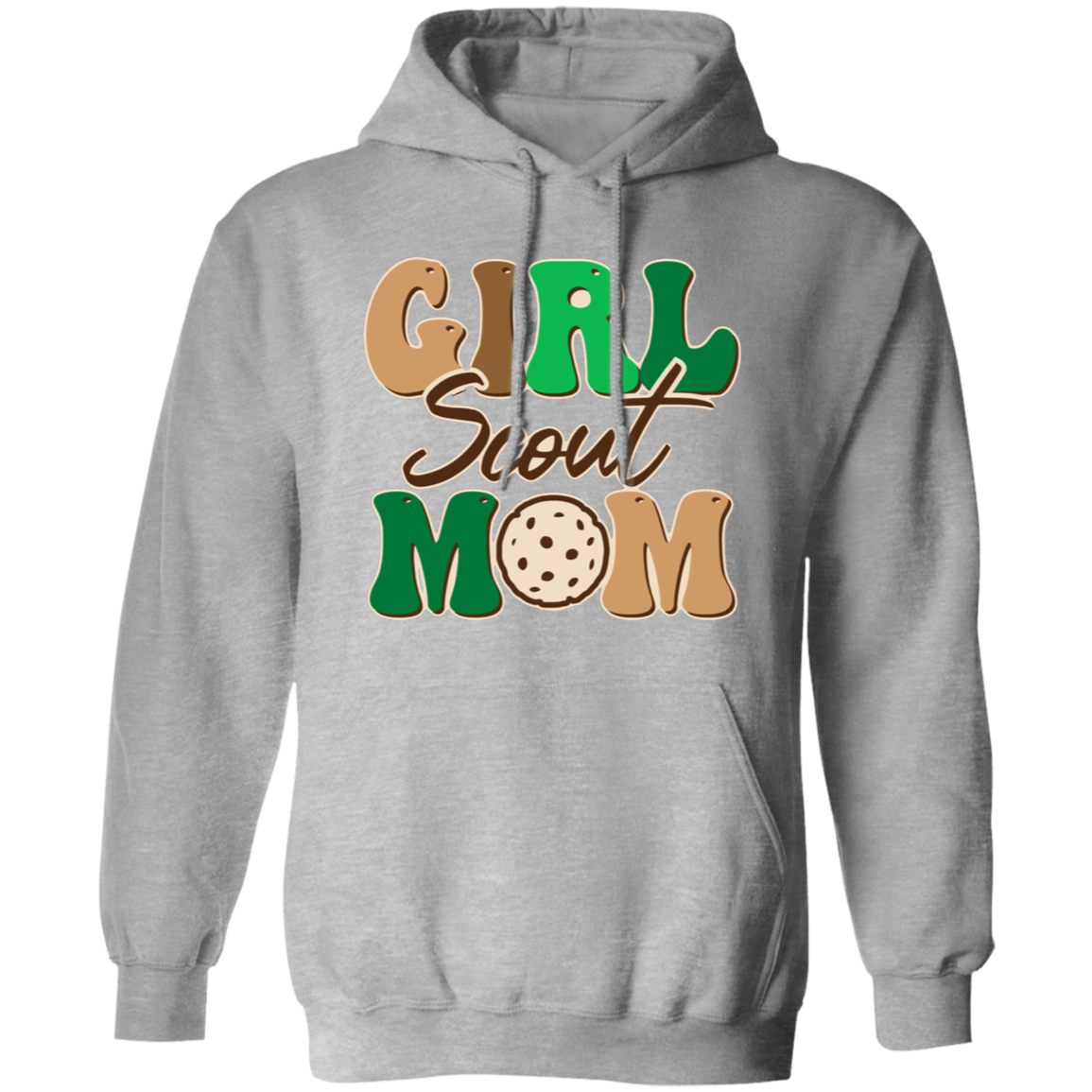 Girl Scout Mom Adult  Pullover Hoodie