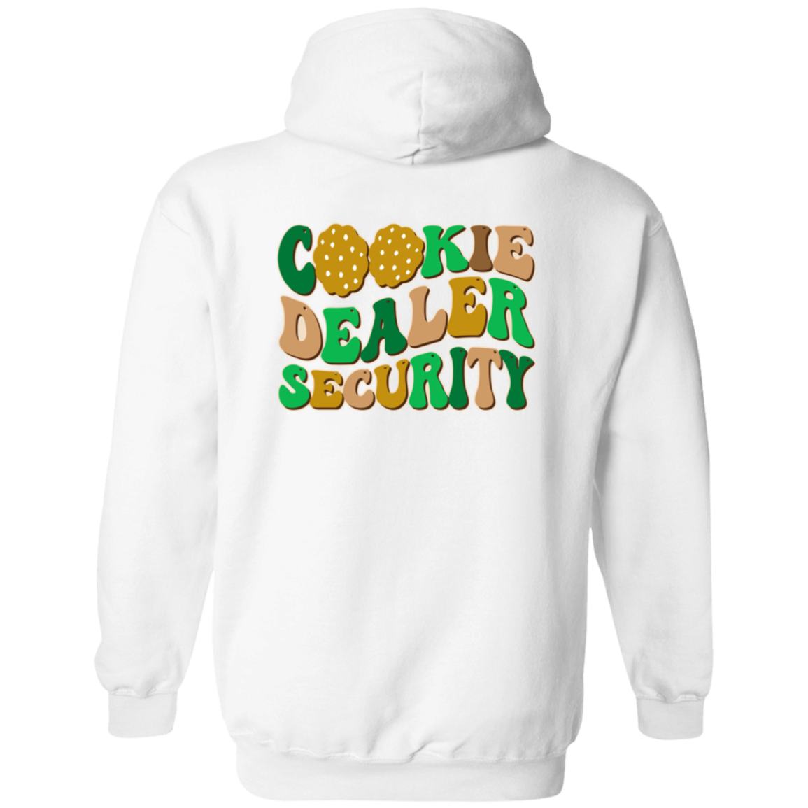 Girl Scout Mom - Cookie Dealer Security - Adult  Zip Up Hooded Sweatshirt