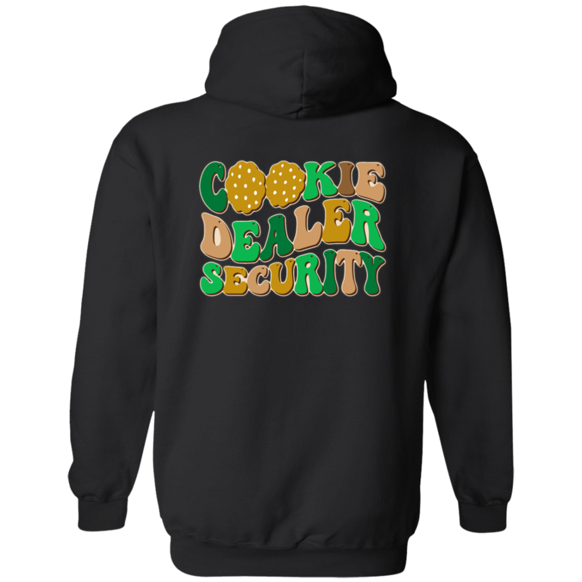 Girl Scout Mom - Cookie Dealer Security - Adult  Zip Up Hooded Sweatshirt