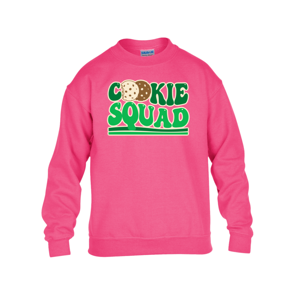 Cookie Squad Youth Heavy Blend Fleece Crew