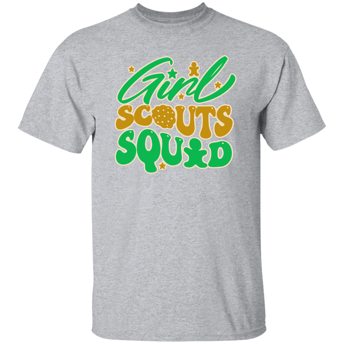 Girl Scout Squad #2 Adult T-Shirt