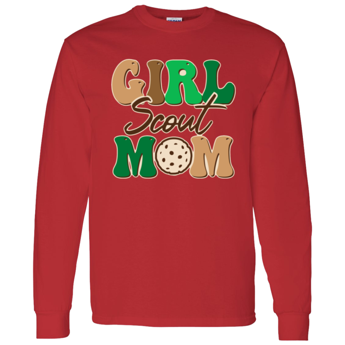 Girl Scout Mom Adult  Long Sleeve T-Shirt 5.3 oz.