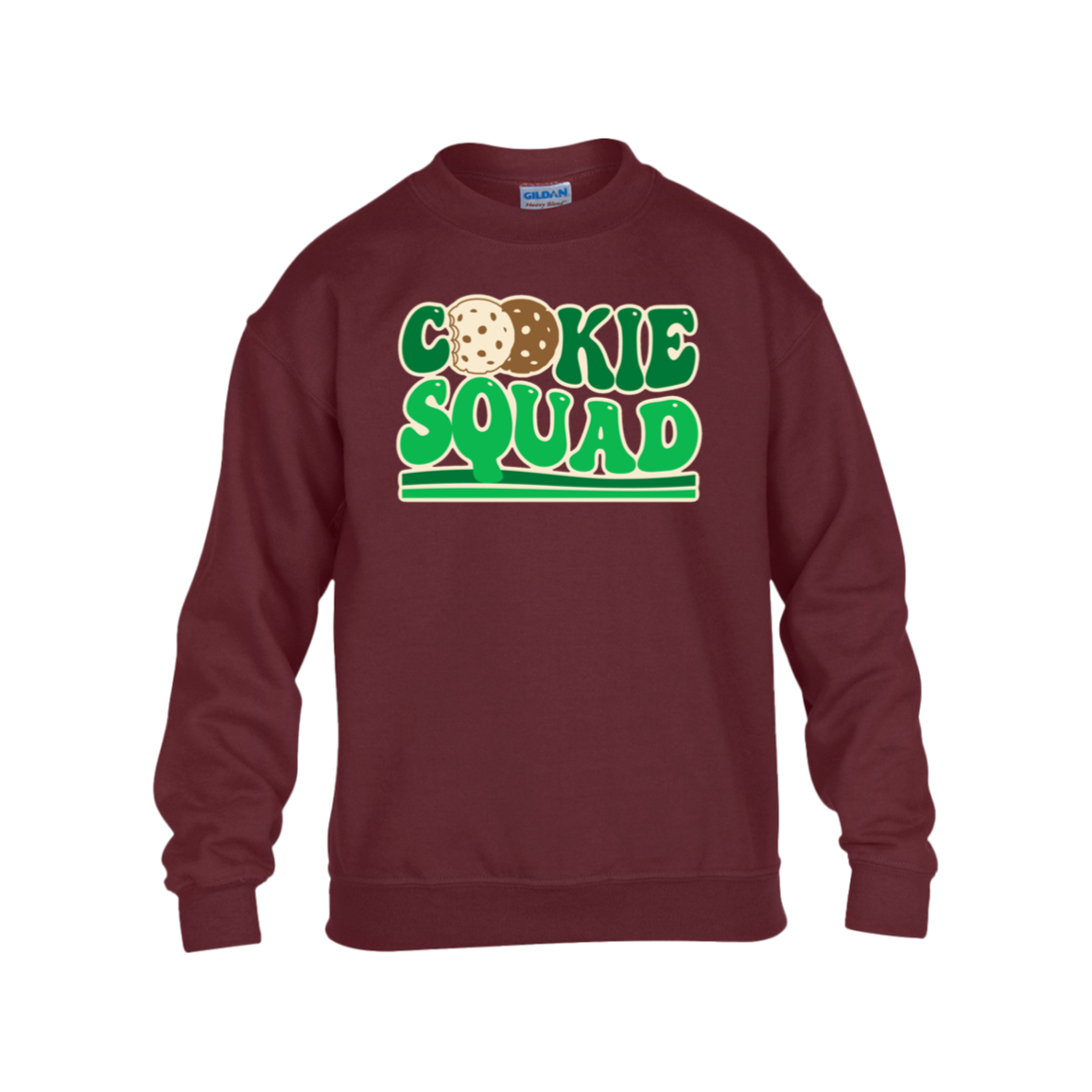 Cookie Squad Youth Heavy Blend Fleece Crew