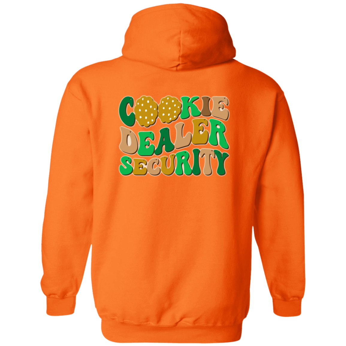 Girl Scout Mom - Cookie Dealer Security - Adult  Zip Up Hooded Sweatshirt