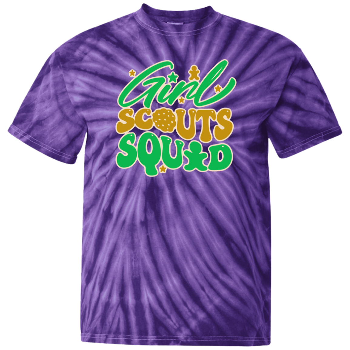 Girl Scout Squad #2 Adult Tie Dye T-Shirt