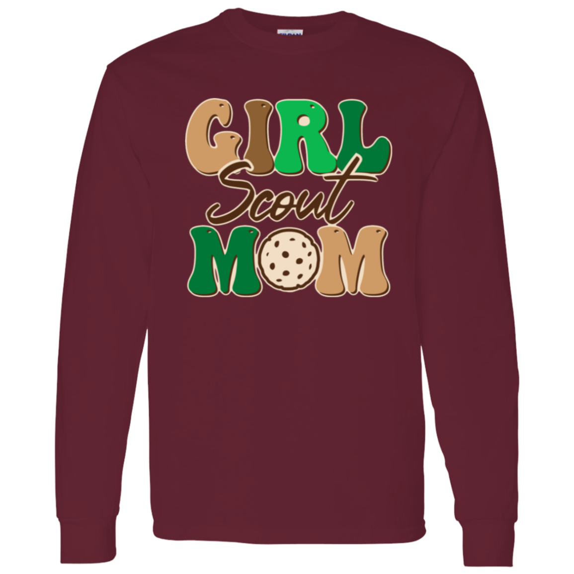 Girl Scout Mom Adult  Long Sleeve T-Shirt 5.3 oz.