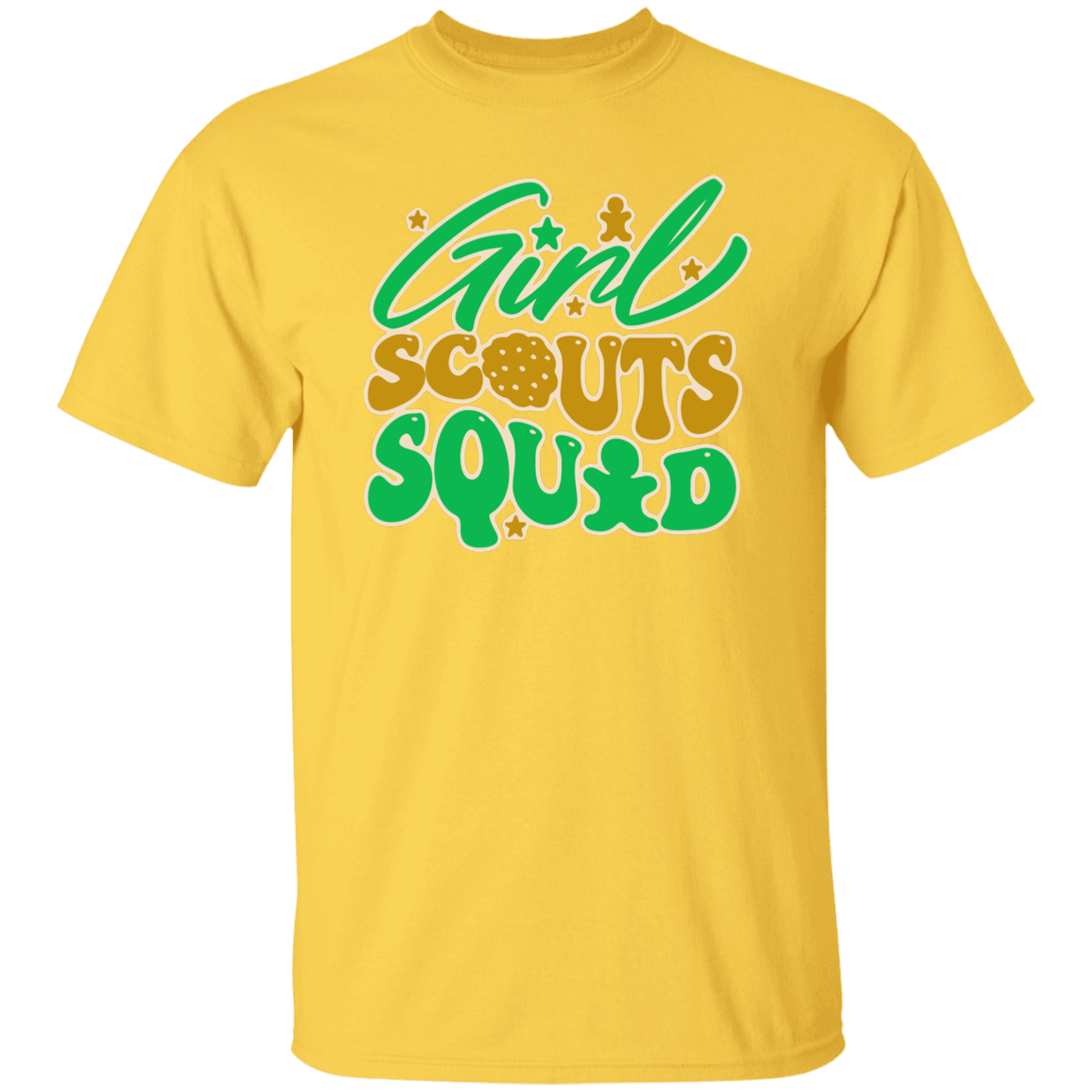 Girl Scout Squad #2 Adult T-Shirt