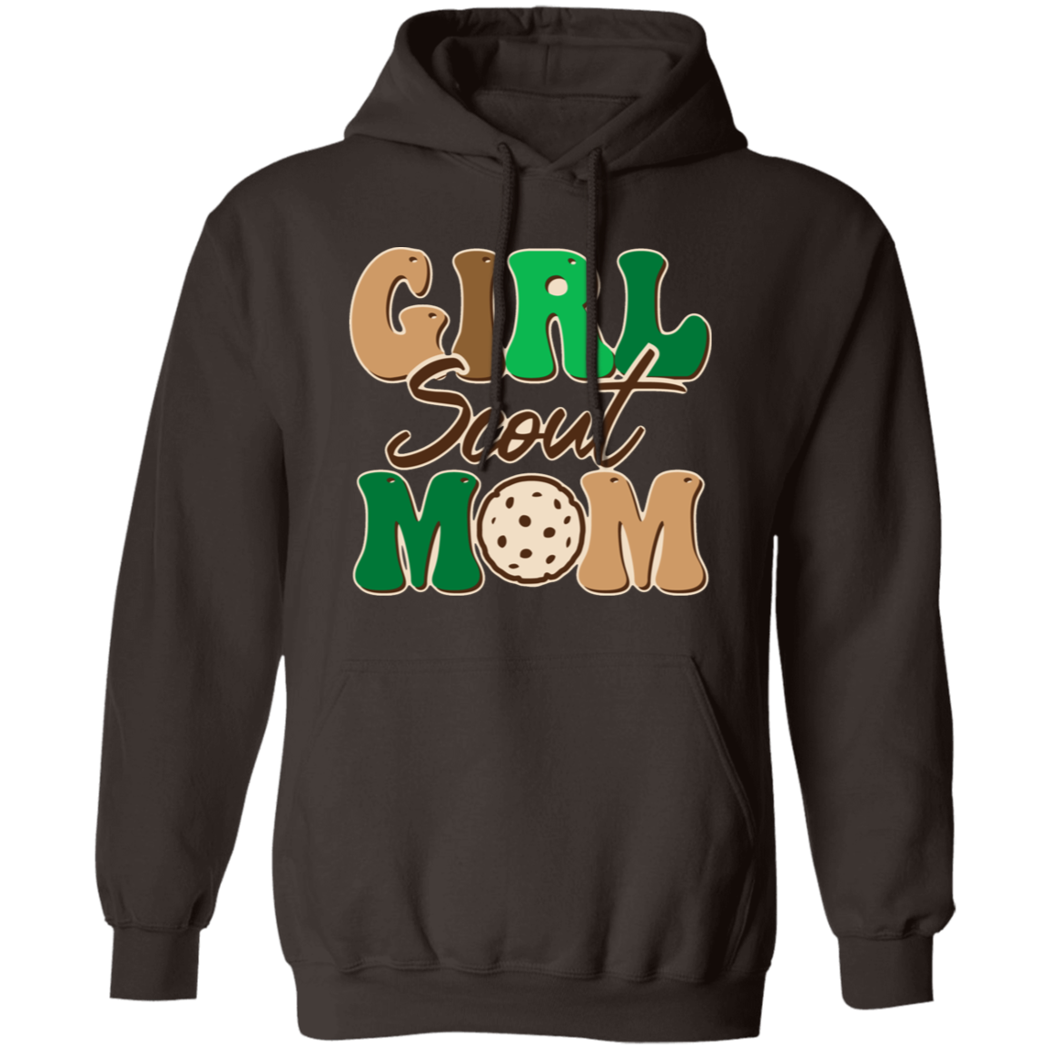 Girl Scout Mom Adult  Pullover Hoodie