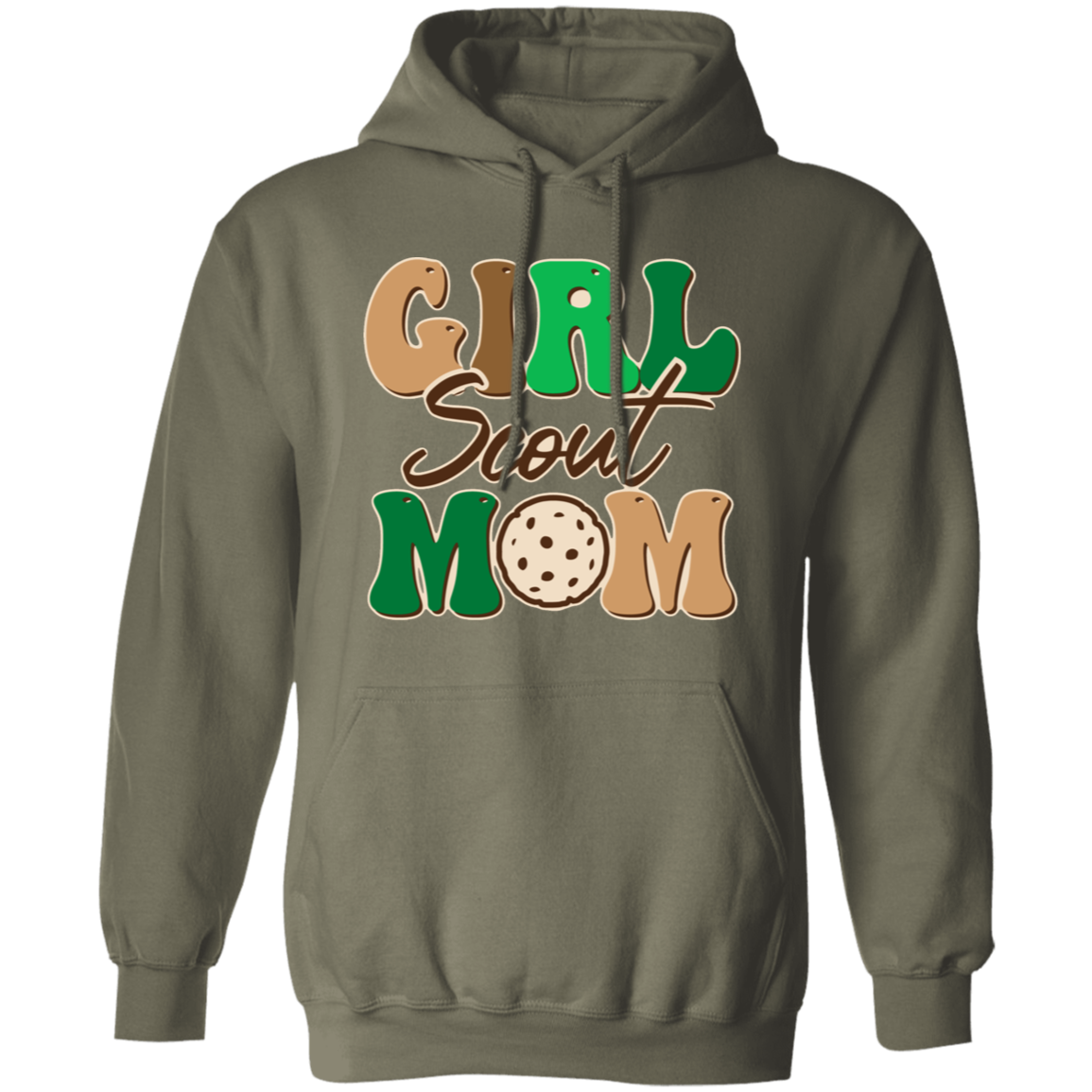 Girl Scout Mom Adult  Pullover Hoodie