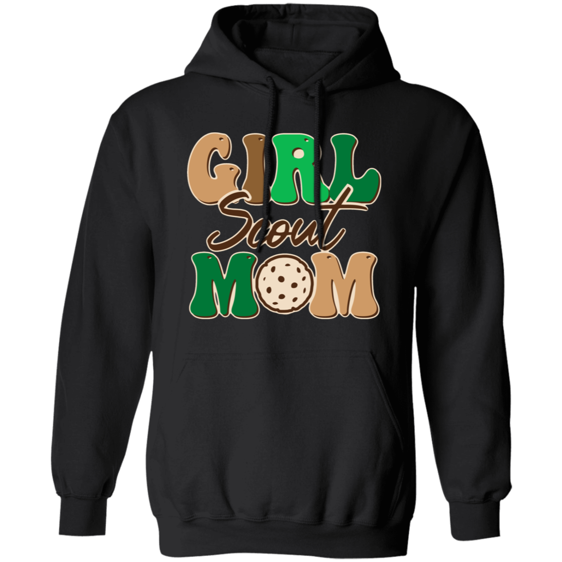 Girl Scout Mom Adult  Pullover Hoodie