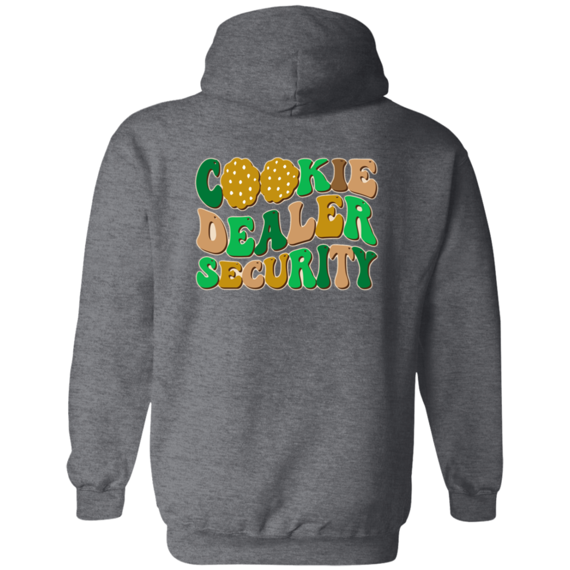 Girl Scout Mom - Cookie Dealer Security - Adult  Zip Up Hooded Sweatshirt